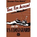 Stocktrek Images Vintage World War II Poster Featuring A Fighter Plane & A Ship Patrolling The Sea. It Reads - Remember Pearl Harbor Time for Action Join The U.S. Coast Guard Poster Print; 11 x 17 PSTJPA101047M